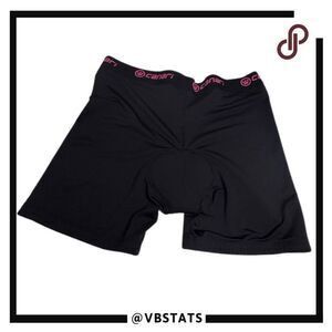 Canari Men's Stretch Padded Black Pink‎ Logo Compression Cycling Short Size XL